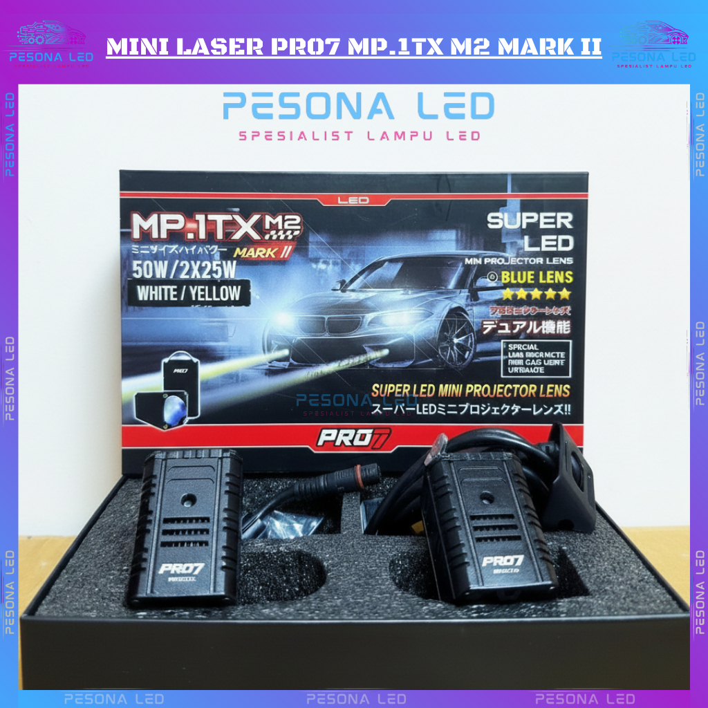 MINI PROJIE PRO7 | MINI LASER PRO7 MP.1TX M2 Mark II | MINI LASER 2x25W=50W | Minilaser PRO7