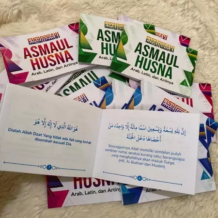 BUKU ASMAUL HUSNA SAKU TERMURAH