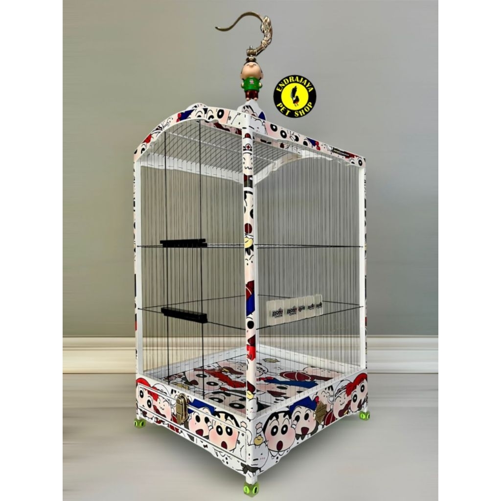 FULL SET BRO SANGKAR RUJI FIBER DECAL KARAKTER SPAIN SANGKAR BRO KARAKTER SINCHAN PUTIH  GEPENGAN NO