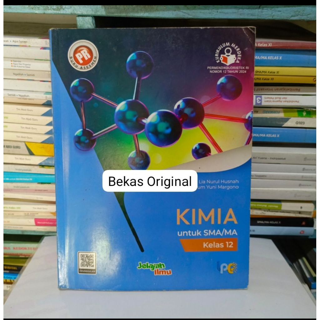 Buku PR KIMIA SMA Kelas 12 XII Kurikulum Merdeka Penerbit Intan Pariwara