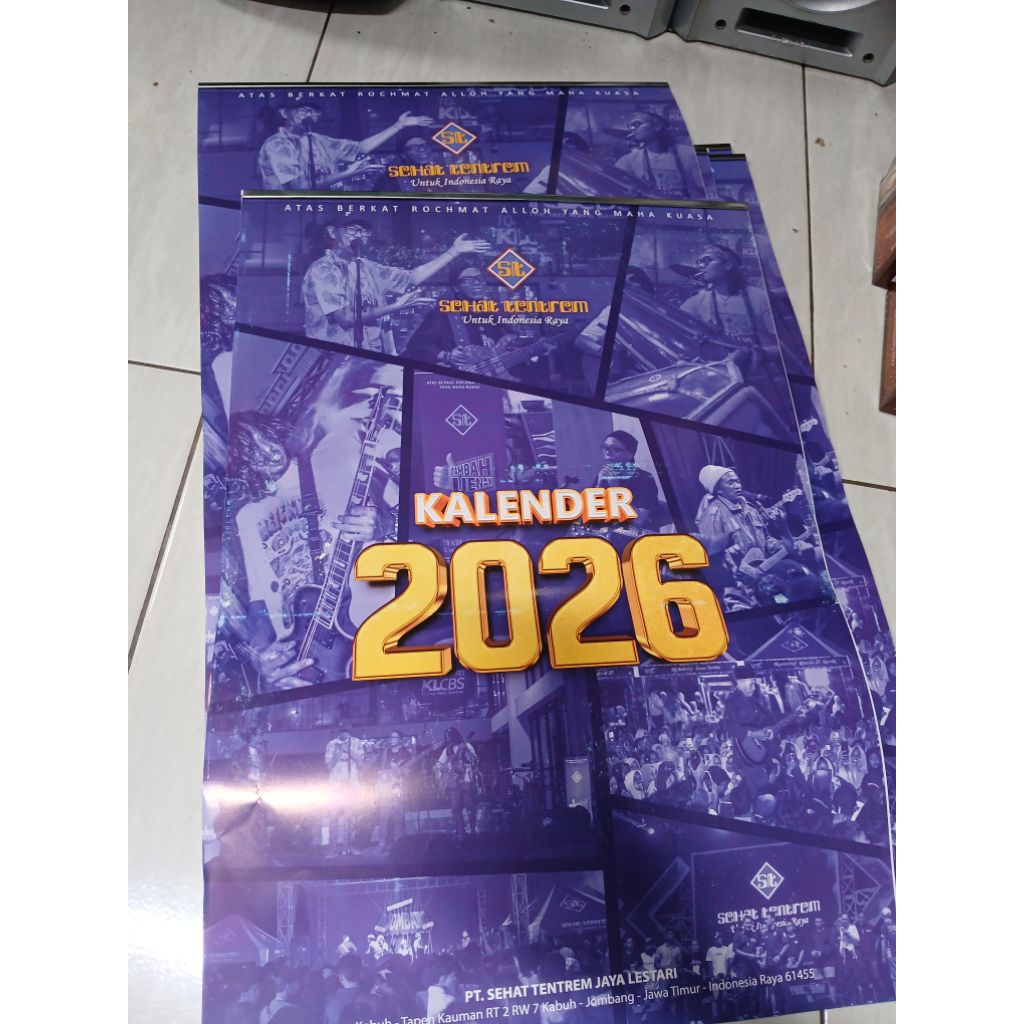 kalender dinding sehat tentrem 2026