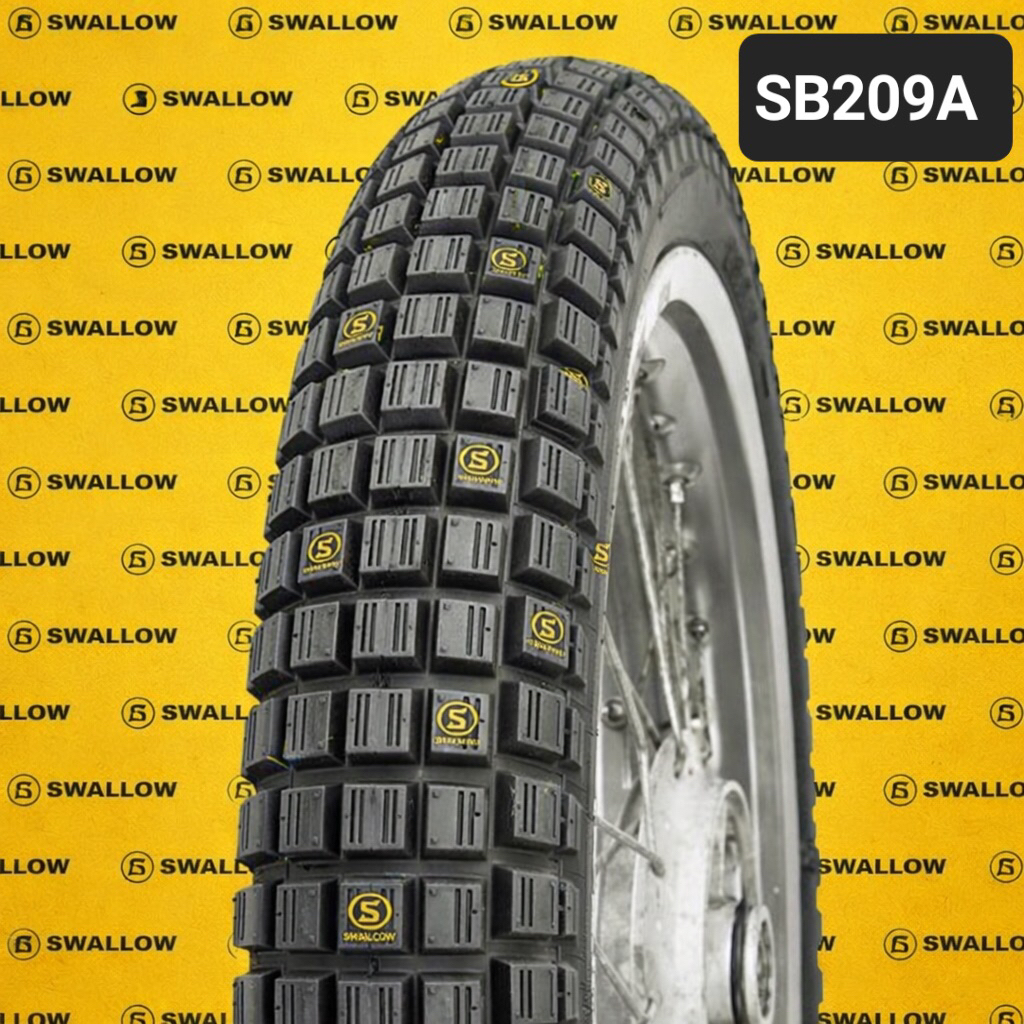 Ban Luar SWALLOW TRAIL SB209A TubeType (Available Stock 70/80_80/90_90/90-14 , 250/275/300-17 ) - Ba