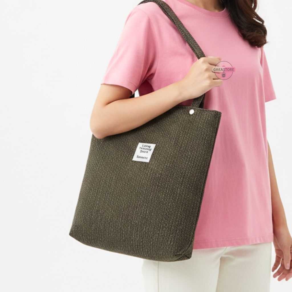 TOTEBAG SIMPEL HAVVA - TAS TOTE HAVVA - TAS VIRAL TOTEBAG HAVVA GAKASTORE