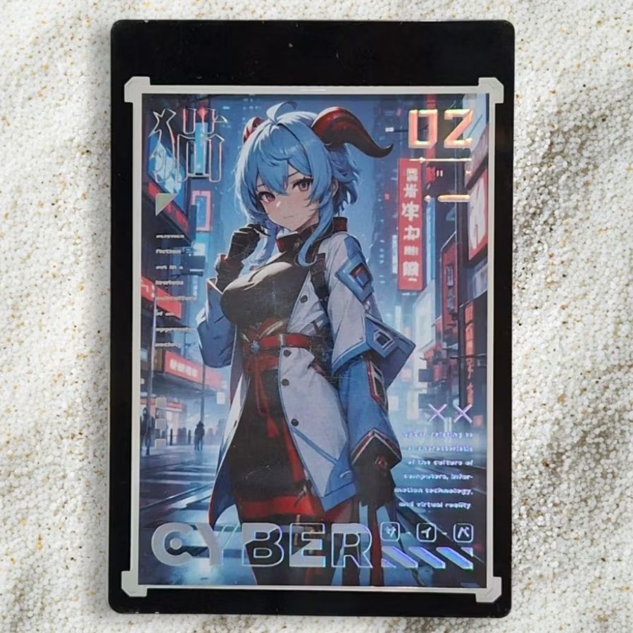 Kartu CCG Magnetic Case Genshin Impact Ganyu Cyber