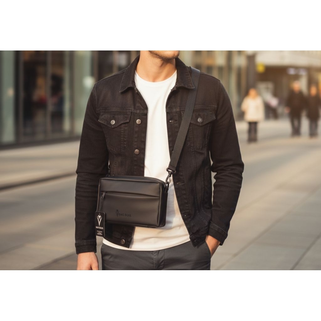 BAG BOSS ORIGINAL TAS HANDBAG PRIA WATERPROOF TERBARU#TasHandbagpriaterbaru#handbag,clutcbag,slingba