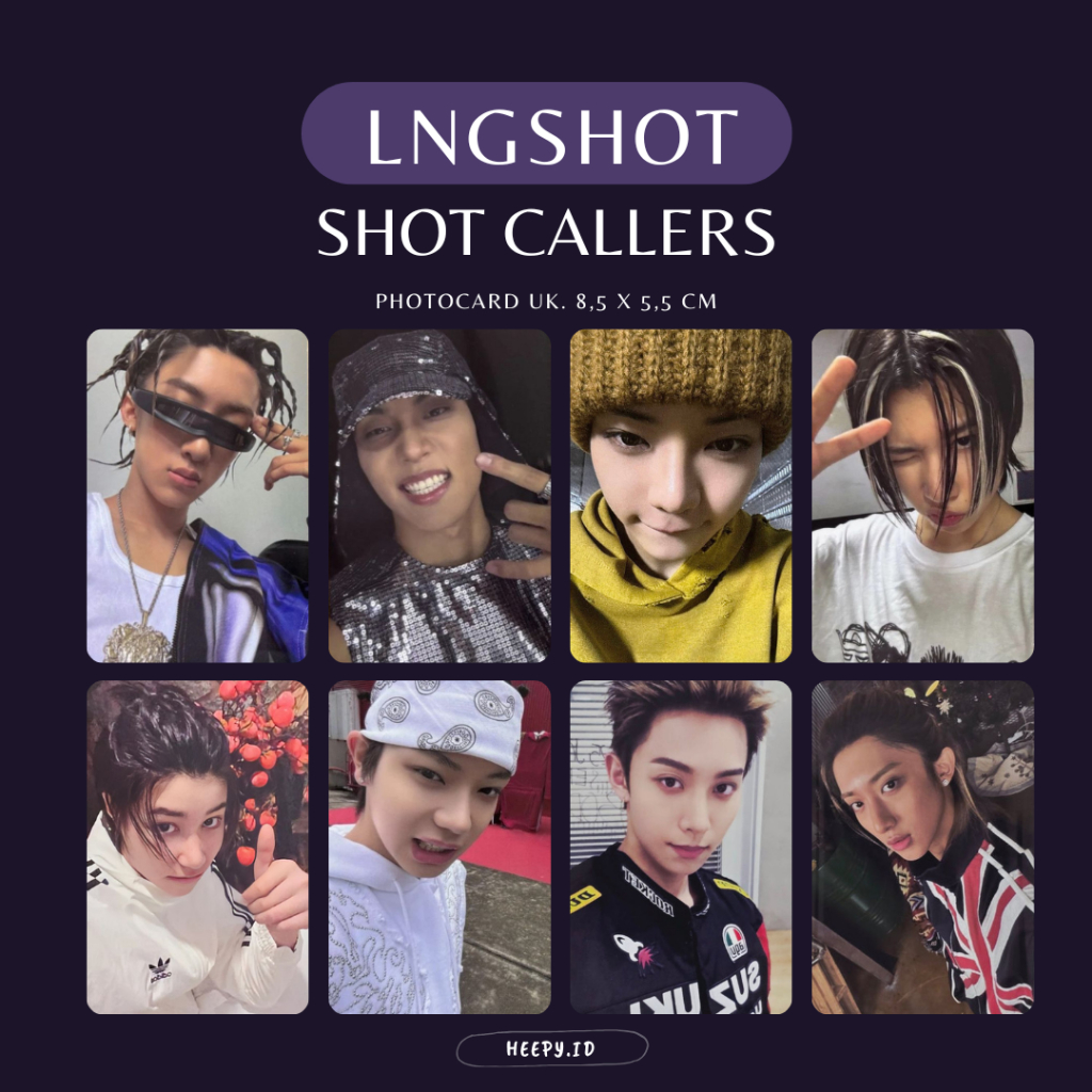 [LNGSHOT] UNOFFICIAL PHOTOCARD LNGSHOT SHOT CALLERS