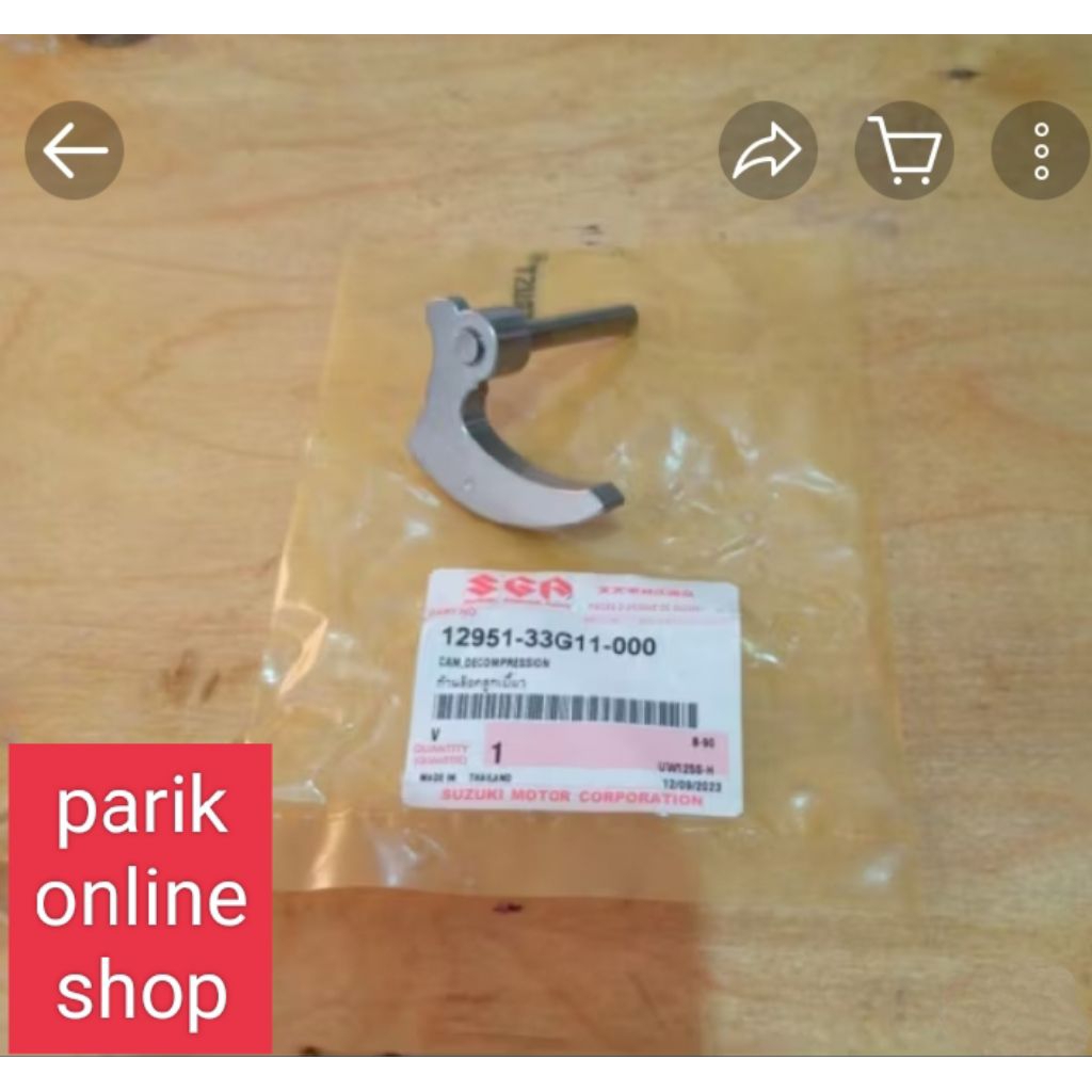 Platuk Dekompresi Bandulan Otomatis Suzuki Skywave Hayate Spin Skydrive 125