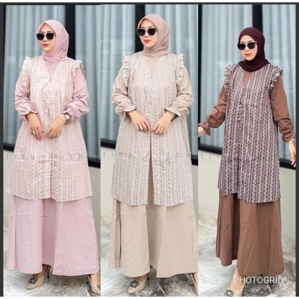 Gamis Katun Abaya RAYA BY CHATIFA ORIGINAL