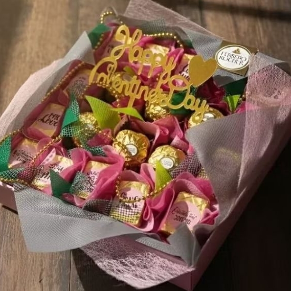 Premium Valentine Coklat Box Ferrero Rocher Cokelat
