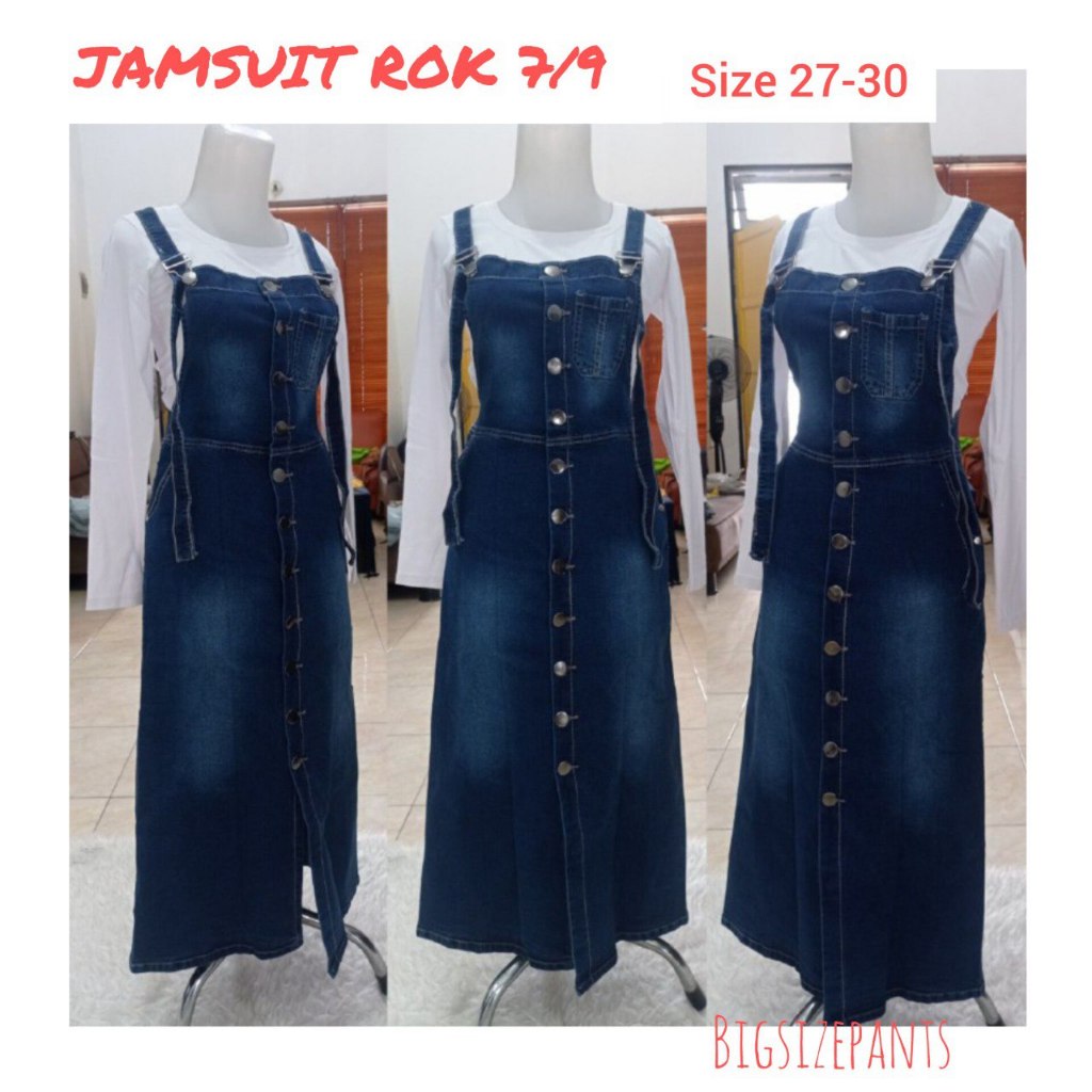 ROK JAMSUIT / JUMSUIT ROK SIZE 27-30 / BAJU KODOK REMAJA