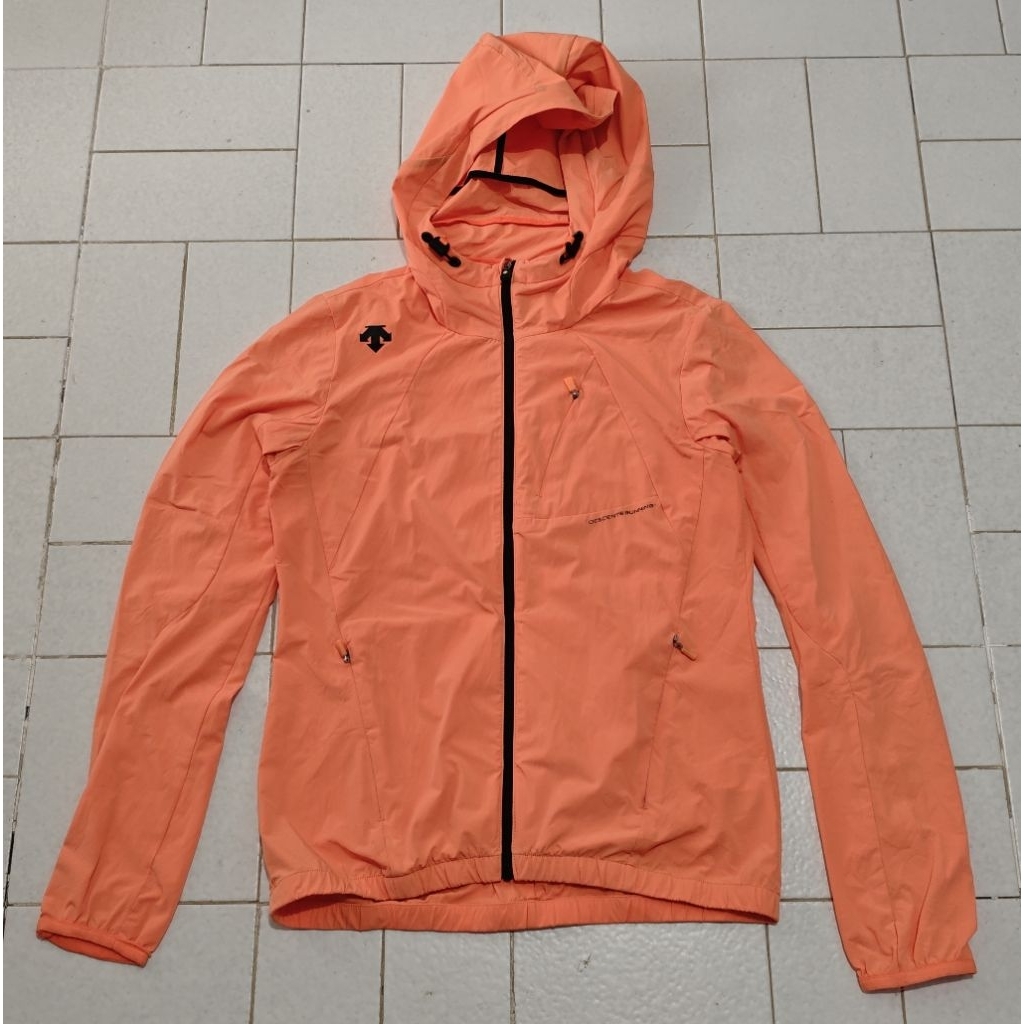 Jaket Sport Running Softshell Descente Orange