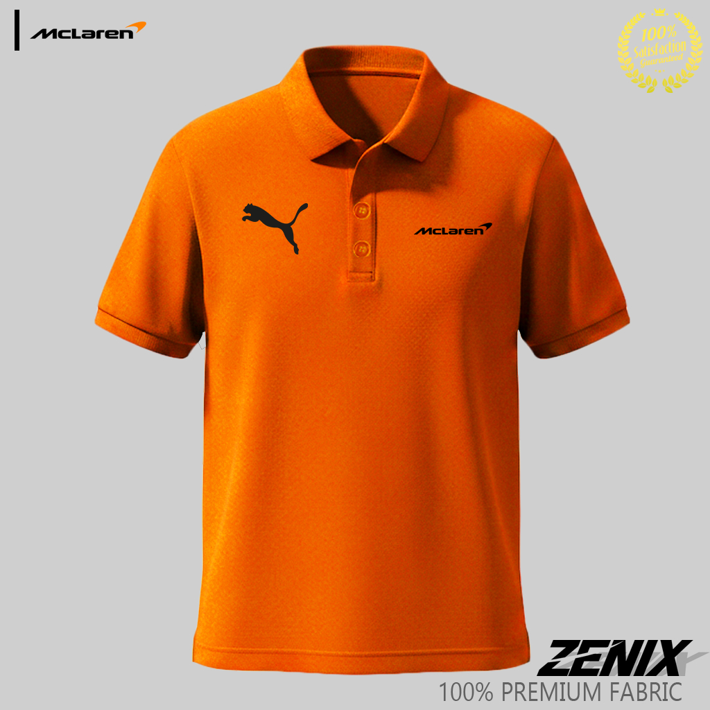 Polo Shirt Kaos Kerah Pria McLaren Puma Premium Terbaru Multi Warna