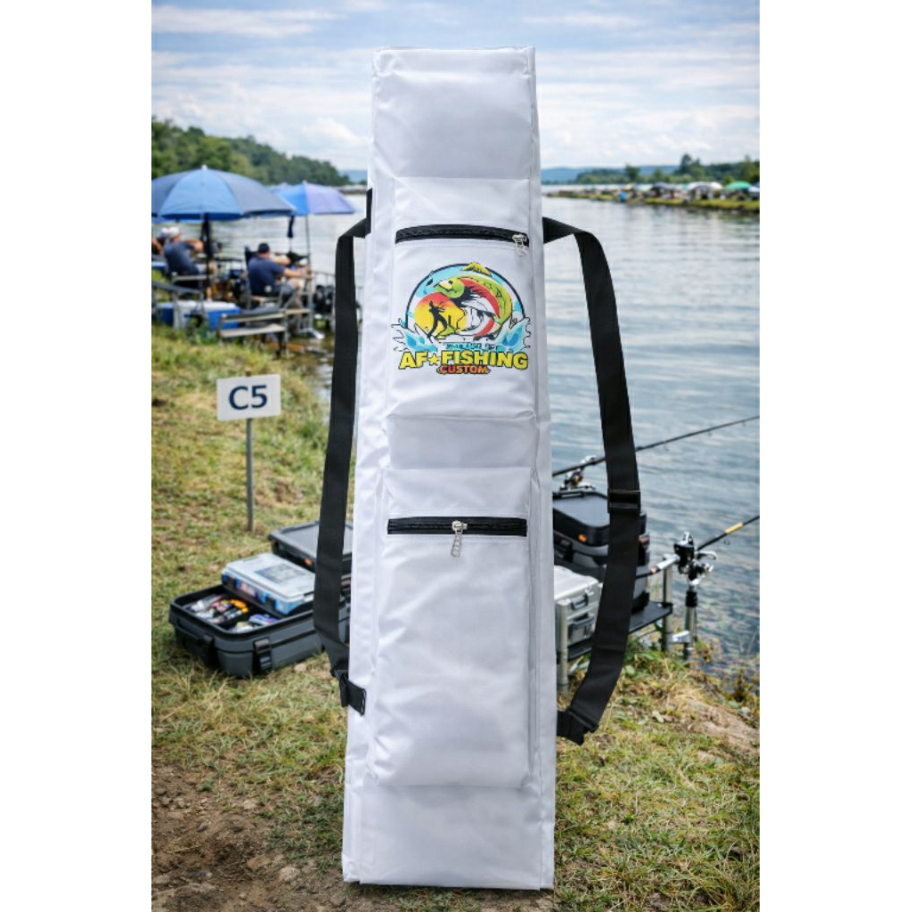 Tas Pancing Ransel Tas Tegek model serut ukuran 70cm anti air murah -Tas Joran Shockers Joran - TERM