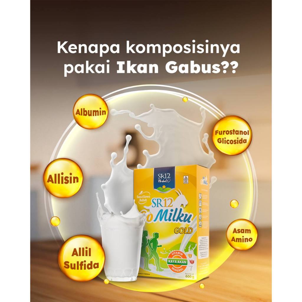 Go Milku Gold SR12 Susu Etawa Asli susu Kambing