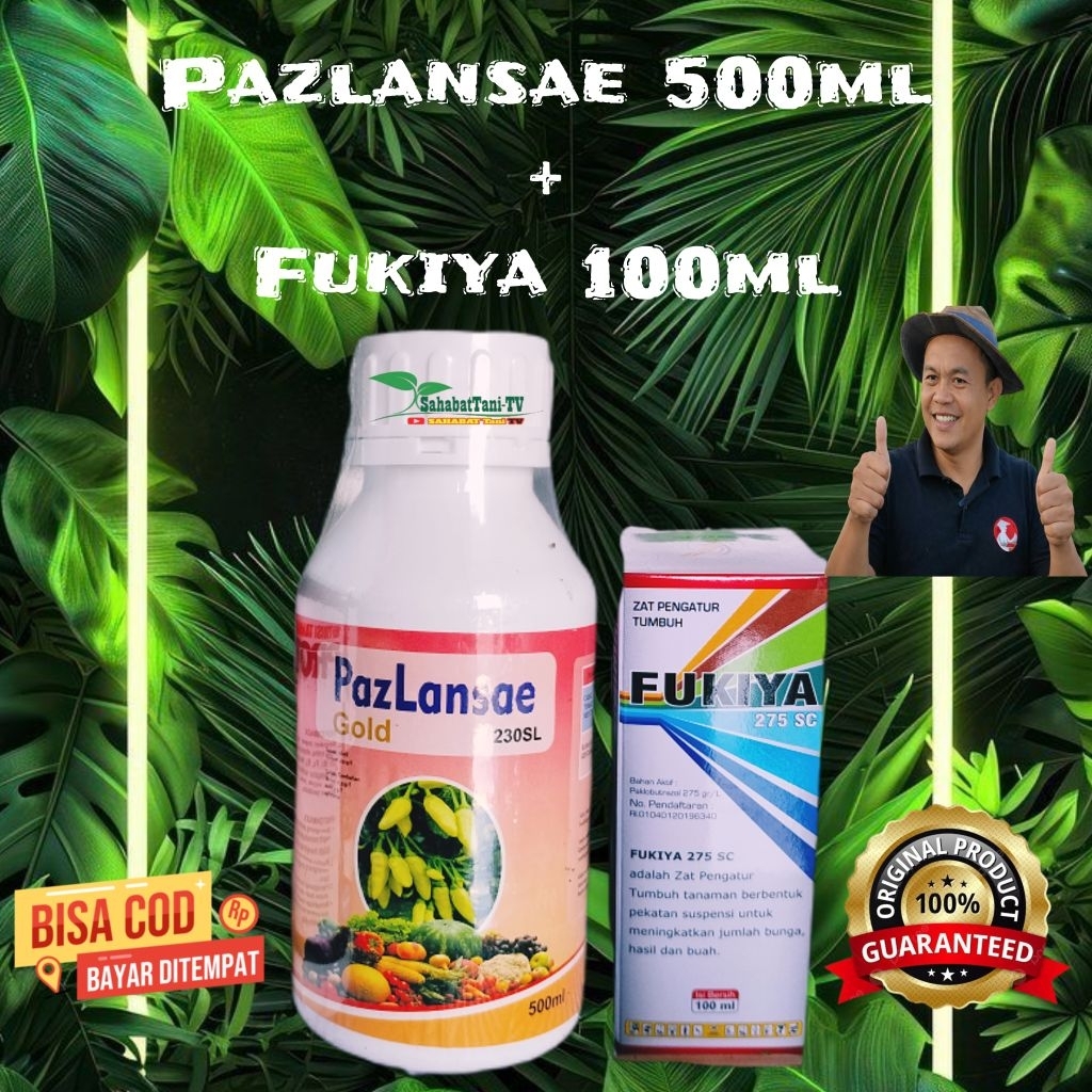 PAKET PAZLANSAE 500ML (1) + FUKIYA 100ML (1) ,PAKET PEMBUAHAN