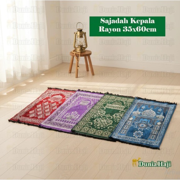 Sajadah Turki Anak KEPALA RAYON Kecil Mini Alydrus Murah Sajadah Muka / Kepala Souvenir Nikah Tahlil