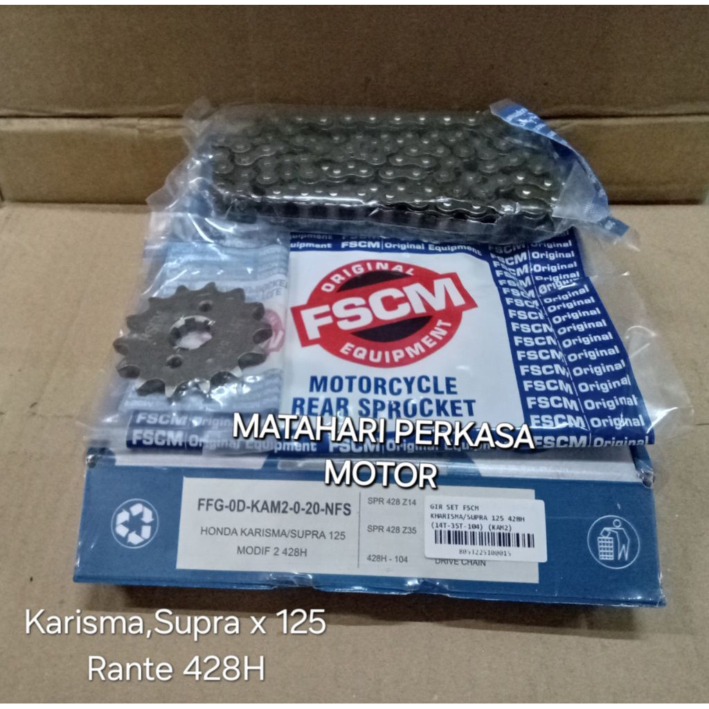 Girset FSCM Biru  Karisma 428H