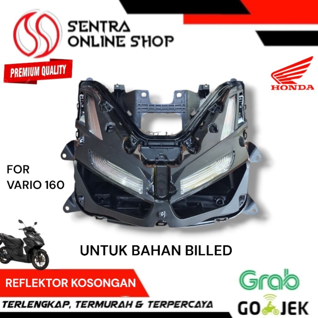 Reflektor lampu depan vario 160 vario160 kosongan