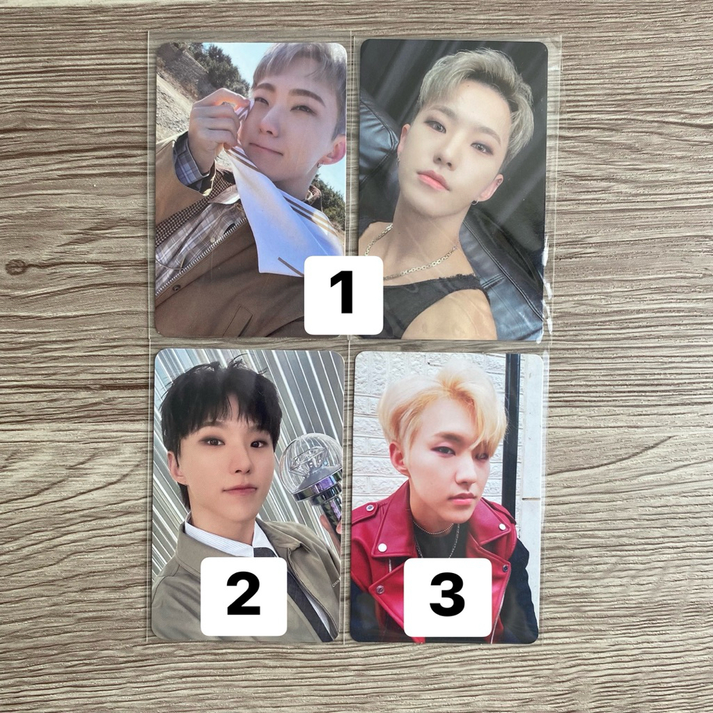 [REPRICE] SEVENTEEN HOSHI PHOTOCARD OFFICIAL pc scoups choi seungcheol kkuma cimumu cheol its tc tra