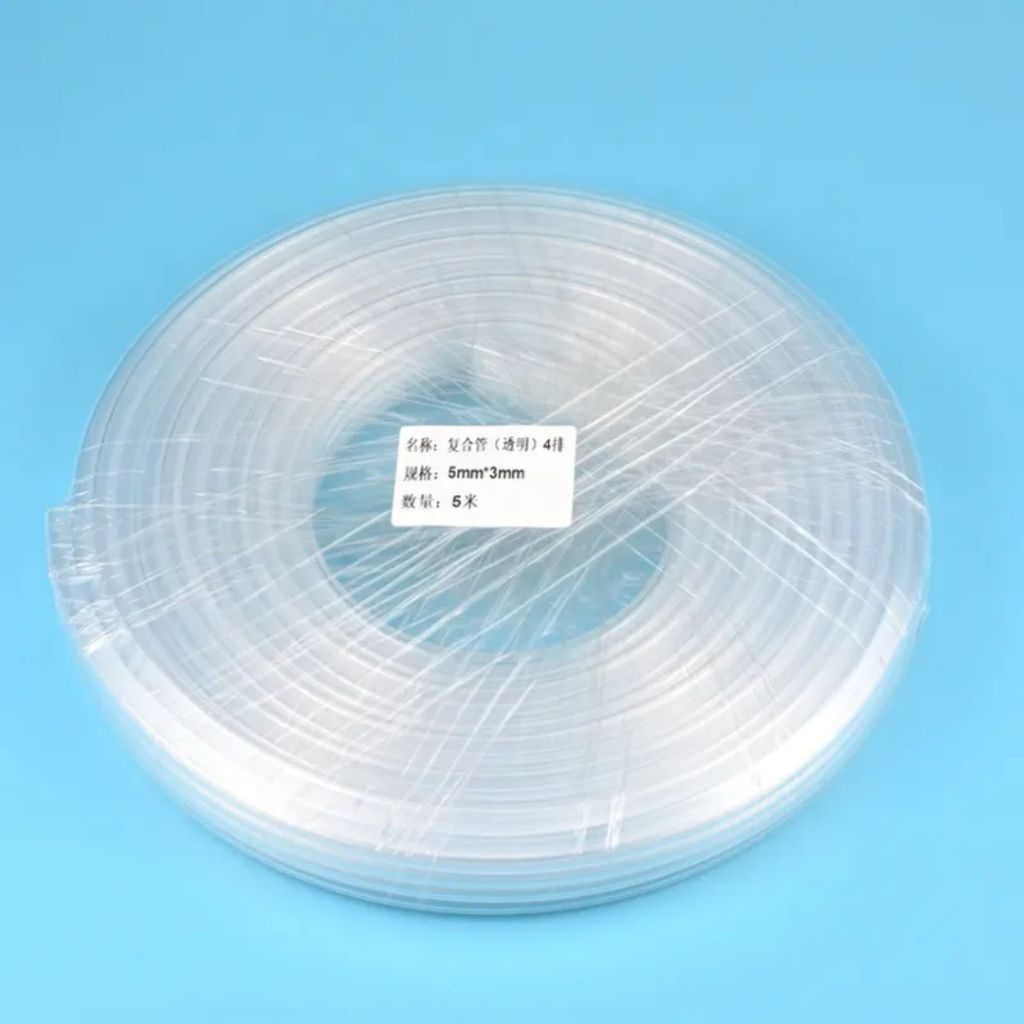 Selang tinta 5x3mm 4jalur harga per 1 roll isi 50meter untuk mesin digital printing indor, outdoor, 