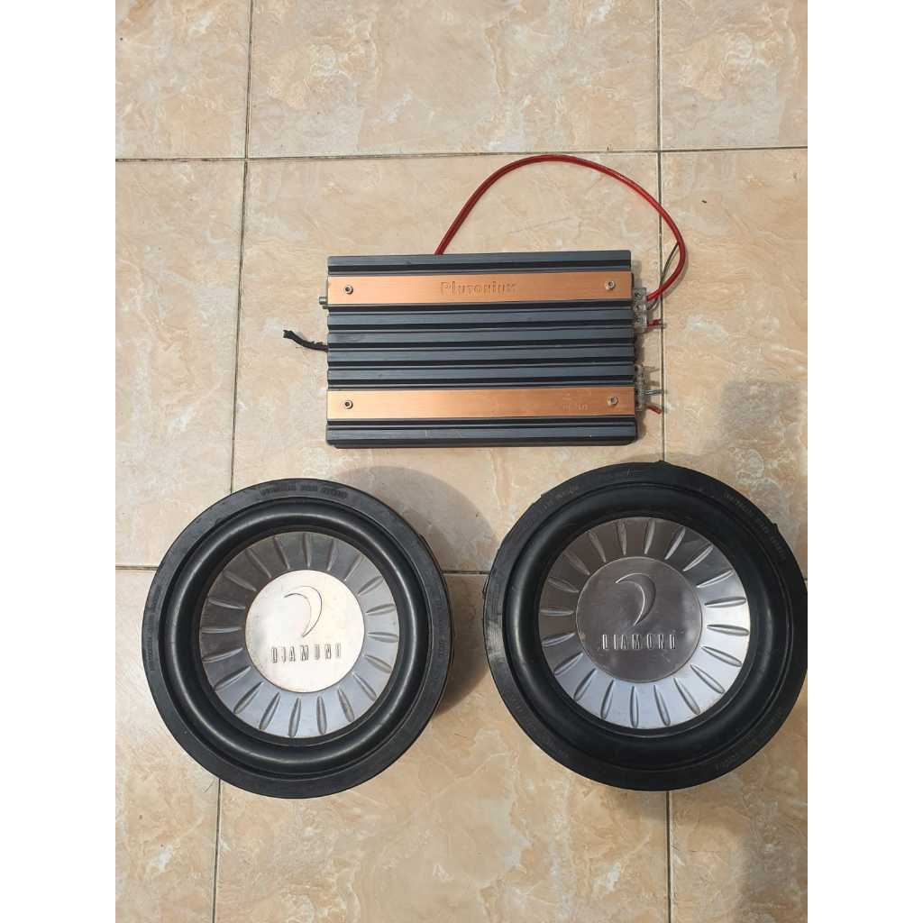 Paket subwoofer Diamond 10inch + Power Monoblock Plutonium PL-1D