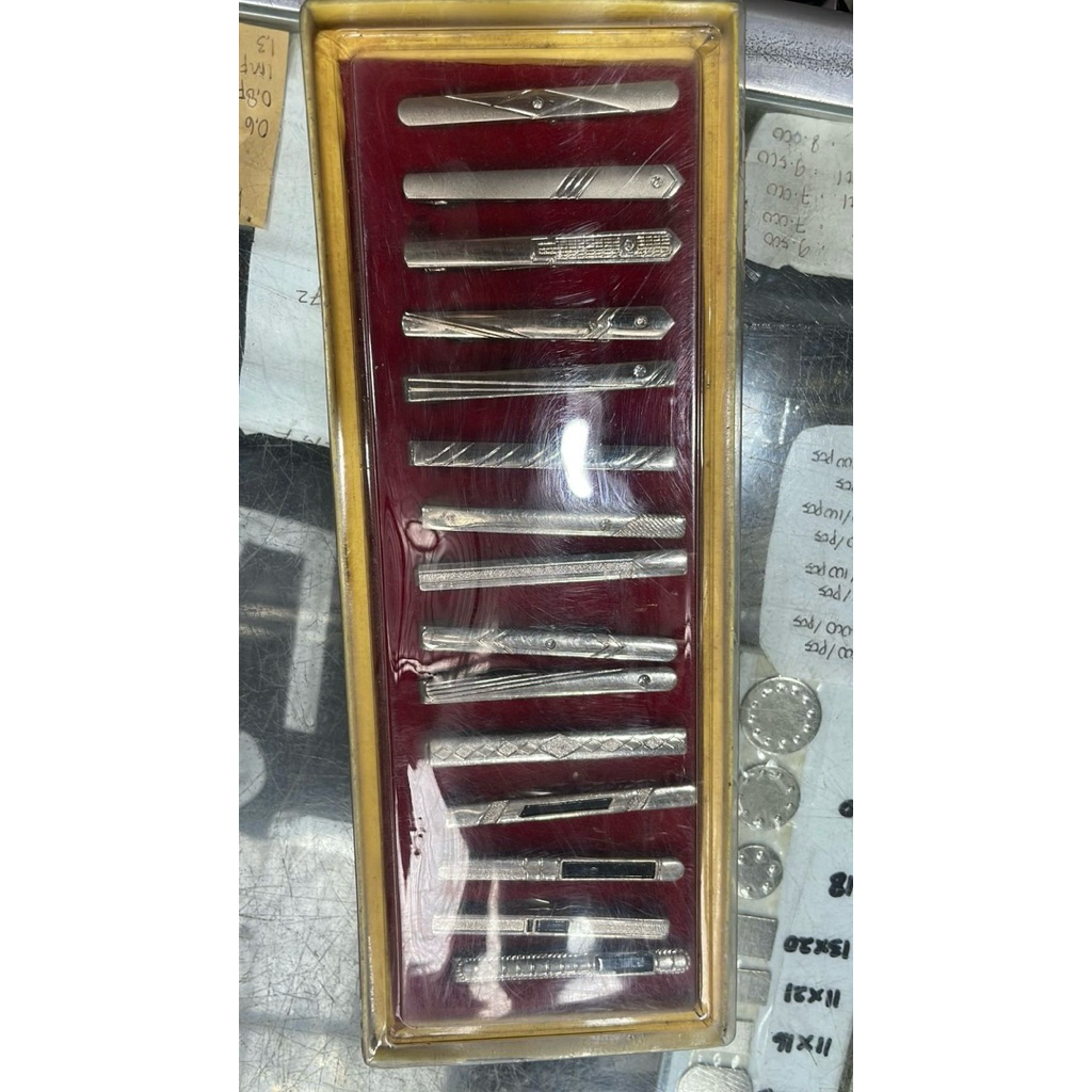 Jepitan Dasi Silver Penjepit Dasi / Jepit Dasi Silver Logam IMPORT 100% ORIGINAL