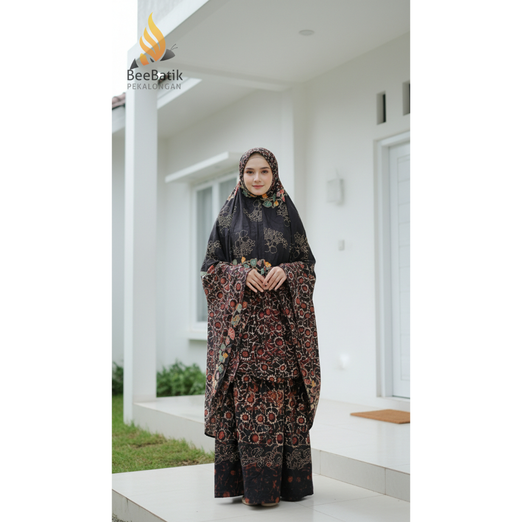Mukena Sogan Sultan Terbaru Ori Bee Batik Pekalongan