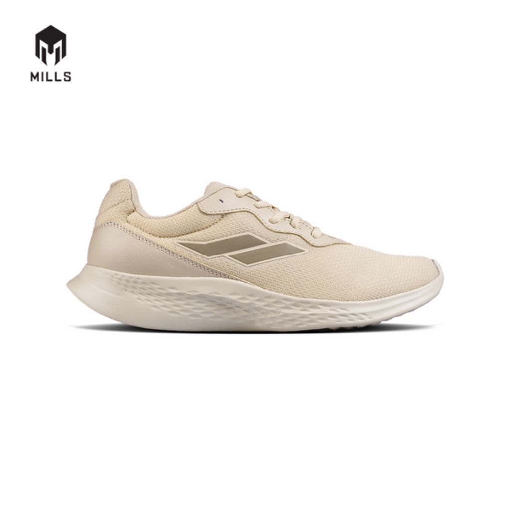 Sepatu Lari Olahraga Running MILLS Specter Original Mills Brown - Broke White Mills Original
