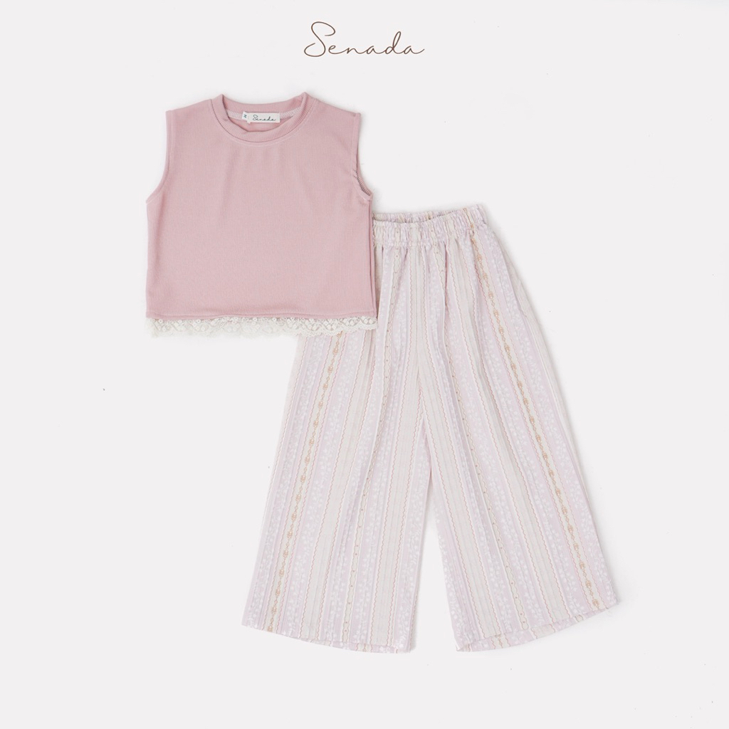 Emily one set anak perempuan - setelan anak perempuan - fashion anak perempuan - one set celana kulo