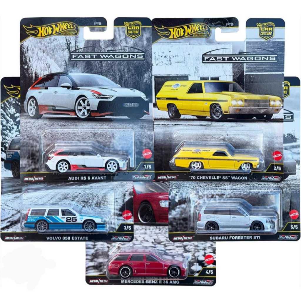 Hot Wheels Premium Fast Wagons Mix