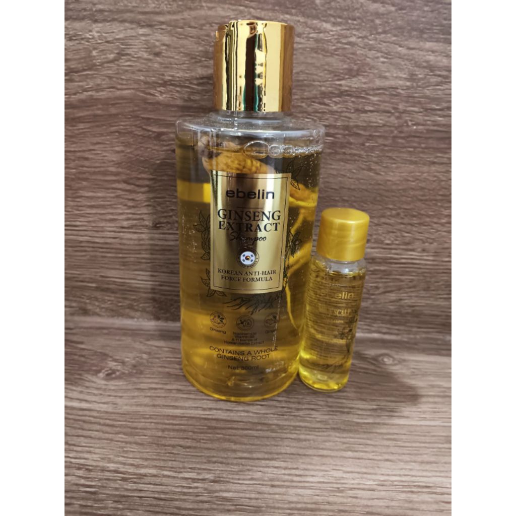 SHAMPO EBELIN + SERUM GINSENG ANTI RONTOK