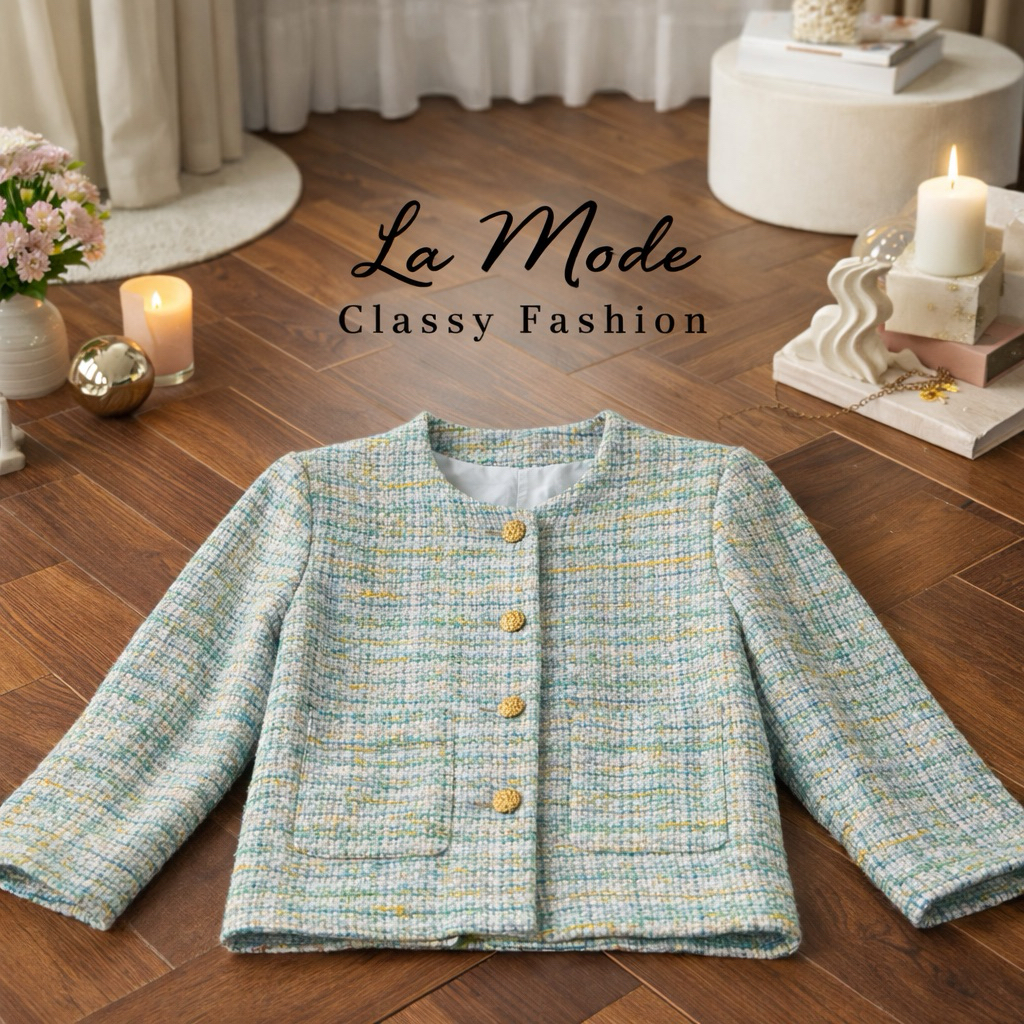 Blazer Wanita Lengan Panjang Premium Import