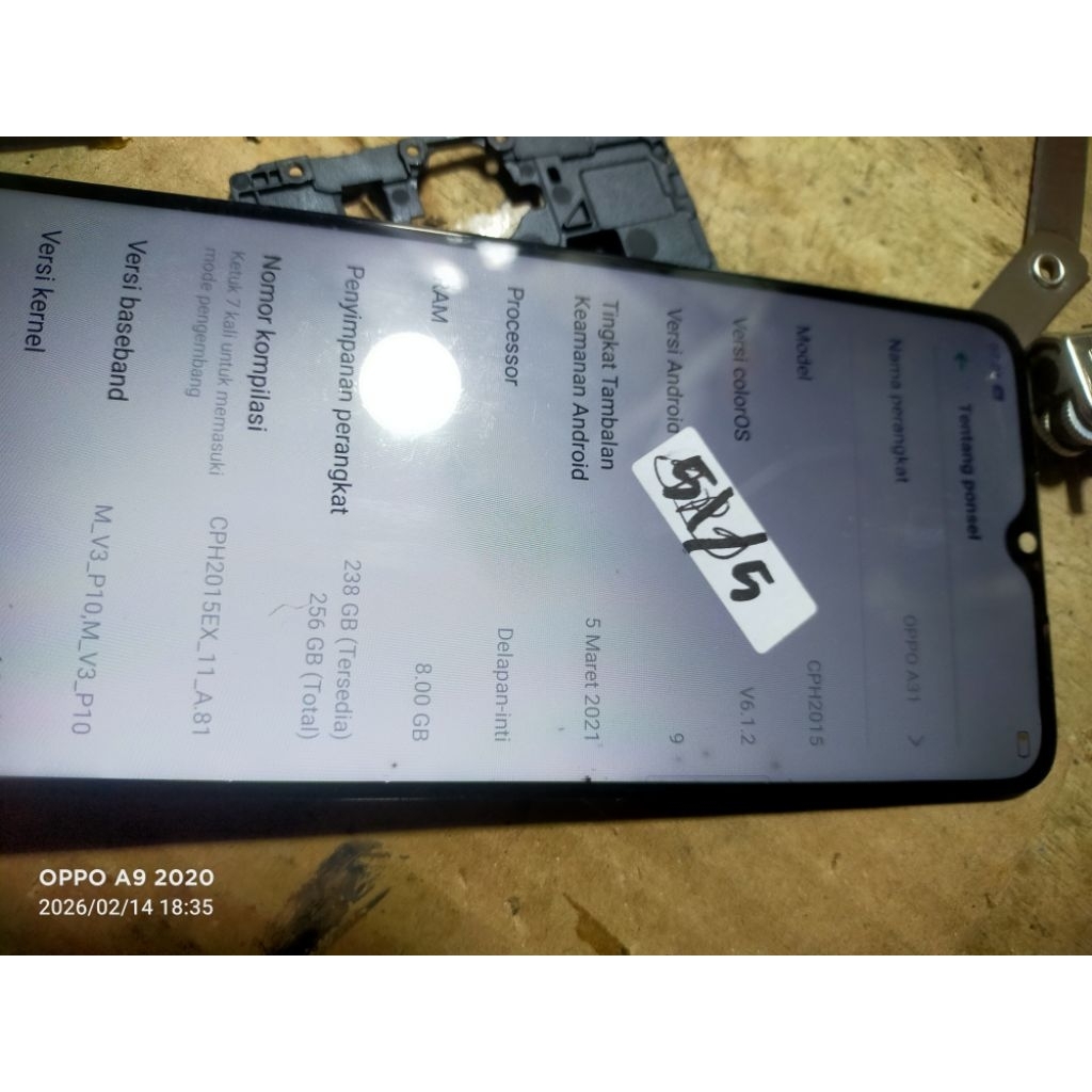MESIN OPPO A31 RAM 8/256 NORMAL JAYA