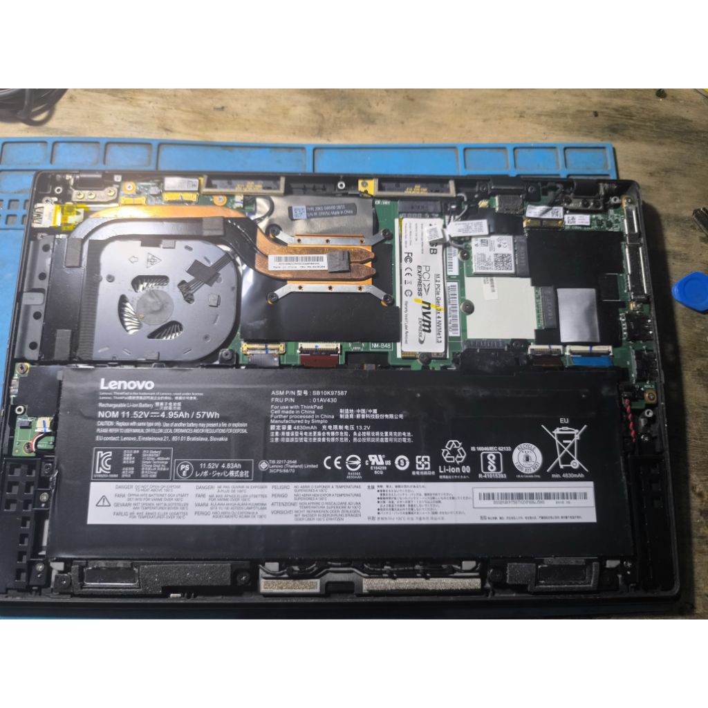 motherboard lenovo thinkpad x1 carbon gen 6 6th i5 gen 8 sehat 100% mainboard