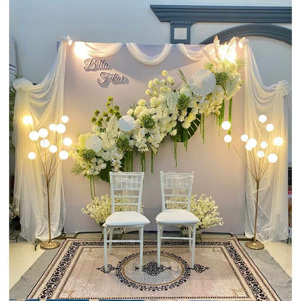 Sewa Backdrop Dekorasi (Paket Platinum) Lamaran / Engagement / Aqiqah / Khitan / Tasyakuran