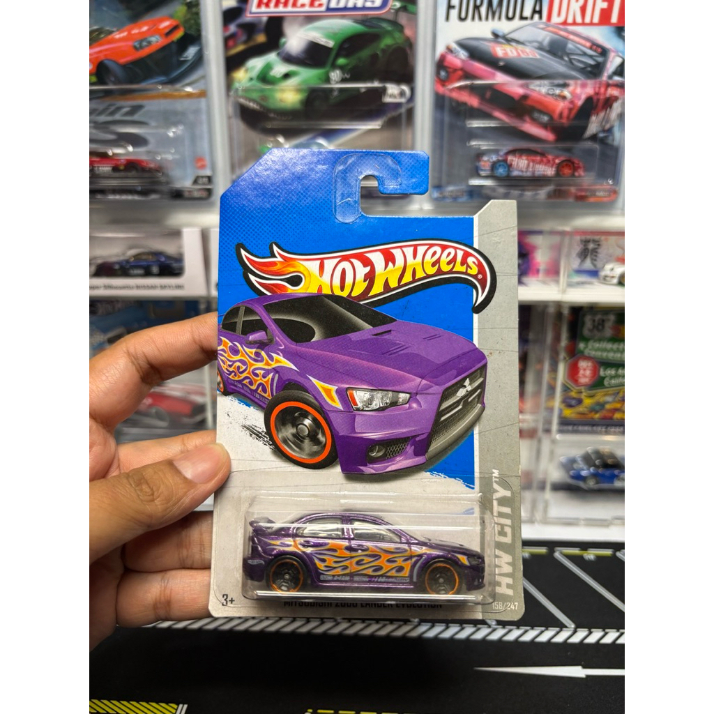 HOTWHEELS MITSUBISHI LANCER EVOLUTION 2008 HW CITY