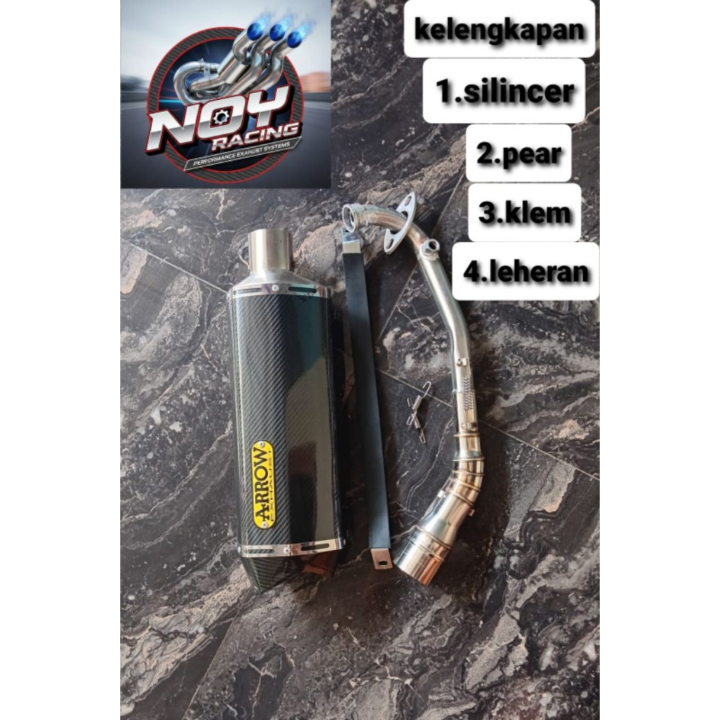 knalpot racing Arrow karbon PCX 160,PCX 150,Vario 150,Vario 160,NMAX old,NMAX new,aerox old,aerox ne