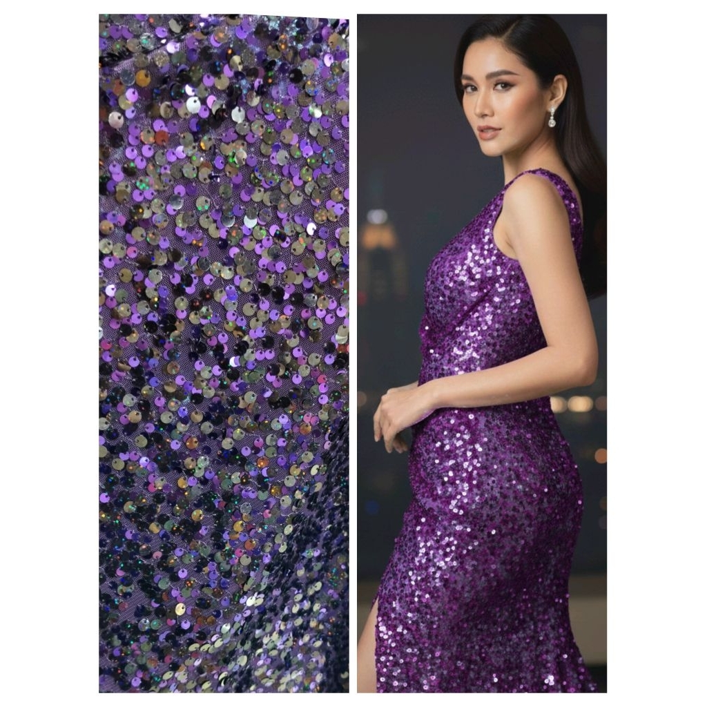 Kain tile Payet siquin premium/kain tile Payet wanita mewah