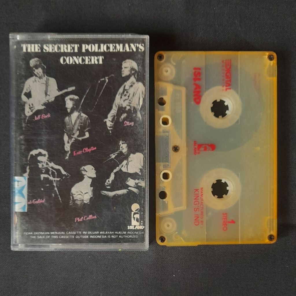 Kaset The Secret Policemans Concert '82 (Jeff Beck, Sting, Eric Clapton, Phil Collins, Bob Geldof, D
