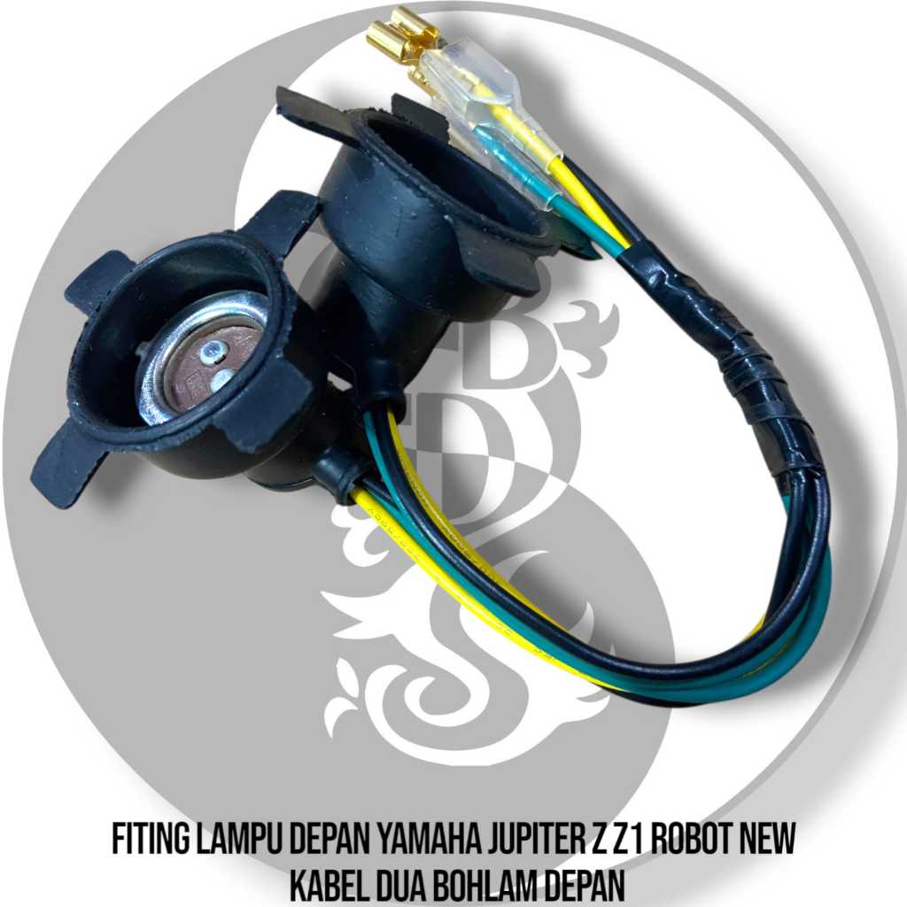 KABEL SOKET FITTING LAMPU DEPAN YAMAHA JUPITER Z OLD LAMA 5TP JUPITER Z Z1 ROBOT NEW BURUNG HANTU