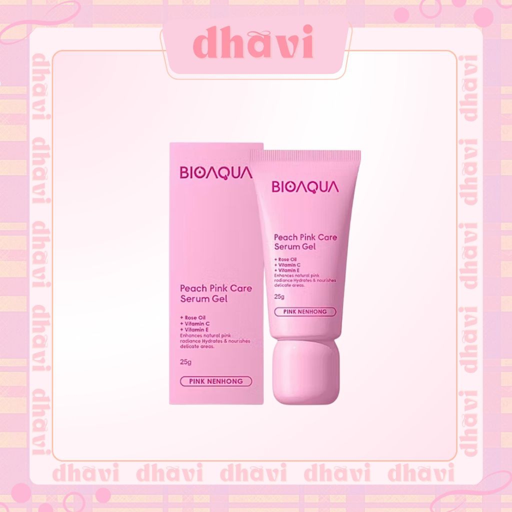 BIOAQUA Nenhong Cream Warm Gentle Pink Lip Serum Pemerah Bibir Gelap Hitam Mencerahkan Original BPOM