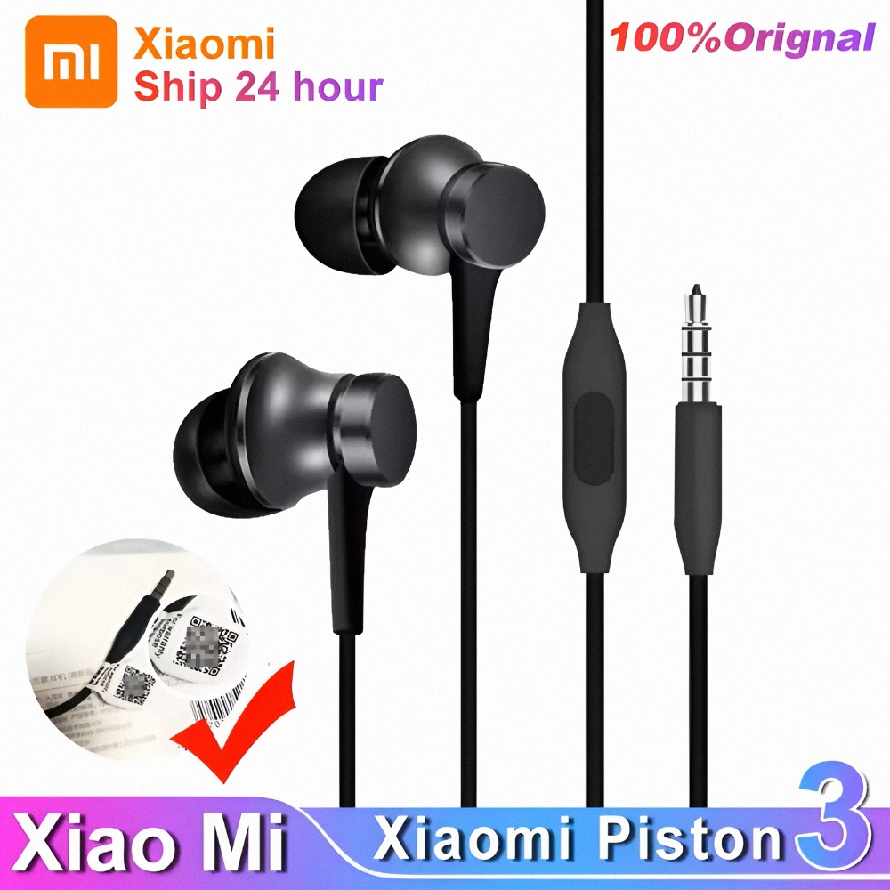 Xiaomi Piston Headset Original Earphone Full Bass Stereo