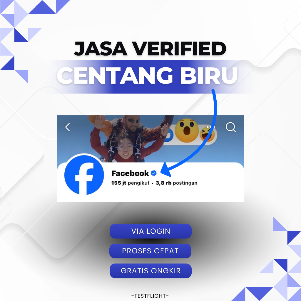 Jasa Centang Biru FB / Facebook Meta Verified