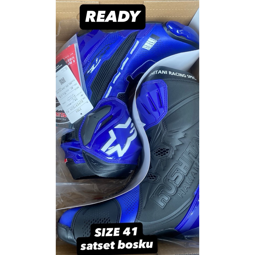 sepatu balap Alpinestars Supertech r kushitani