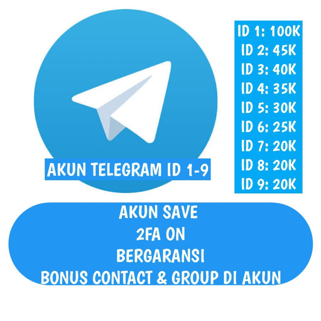 Akun Telegram Old, Murah & Awet