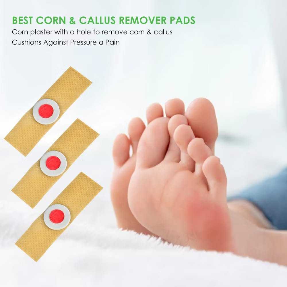 (1 lembar isi 6 plester) Plester Pencabut Kutil /Mata Ikan /Foot Corn Ampuh