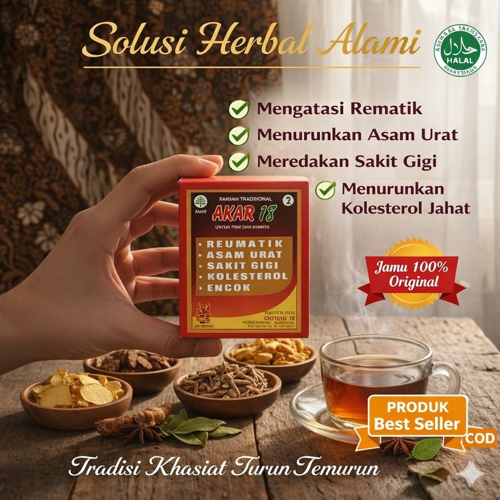 ramuan tradisional akar 18