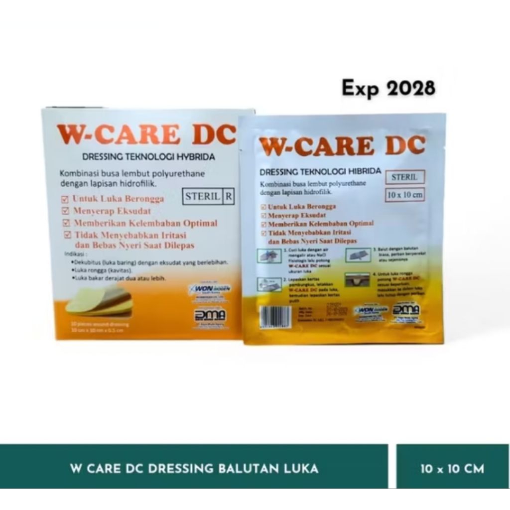 W-care DC / W care Dc / W-care DC untuk perawatan luka