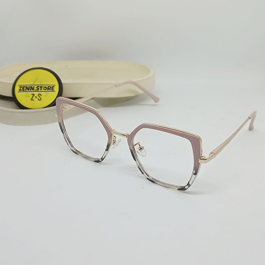 TR 3017 - Kacamata Antiradiasi Frame Cat eye bahan kokoh elegan mewah size 51-18-143