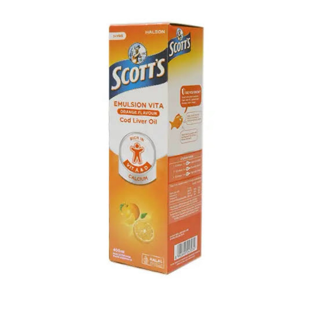 Scott’s Emulsion Orange minyak ikan